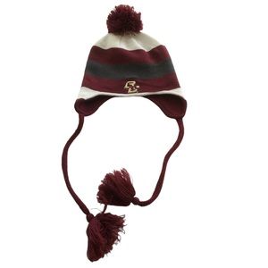 The Game Boston Collage Peruvian Style Knit Hat